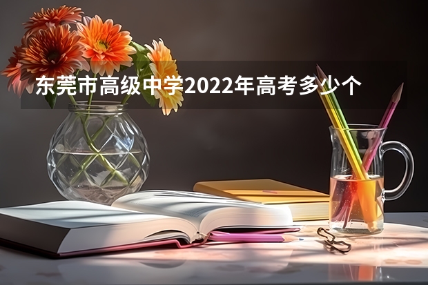 东莞市高级中学2022年高考多少个进985