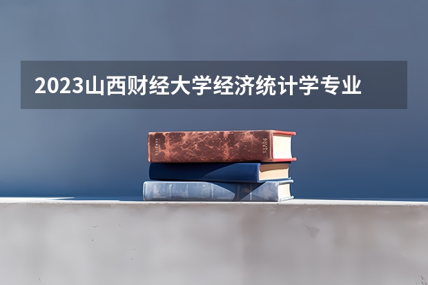 2023山西财经大学经济统计学专业分数线是多少 经济统计学专业历年分数线总汇