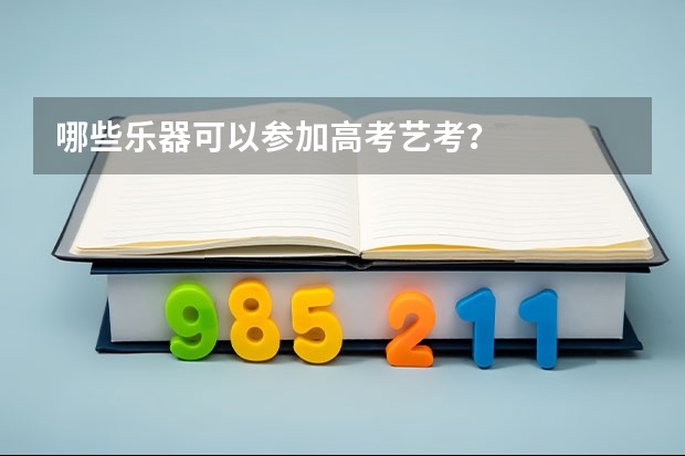 哪些乐器可以参加高考艺考？