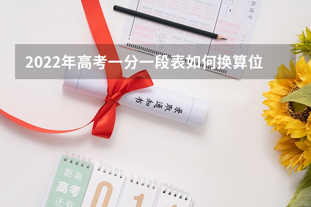 2022年高考一分一段表如何换算位次