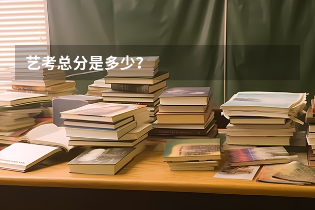 艺考总分是多少？
