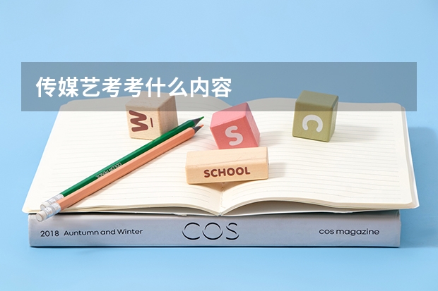 传媒艺考考什么内容