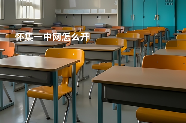 怀集一中网怎么开