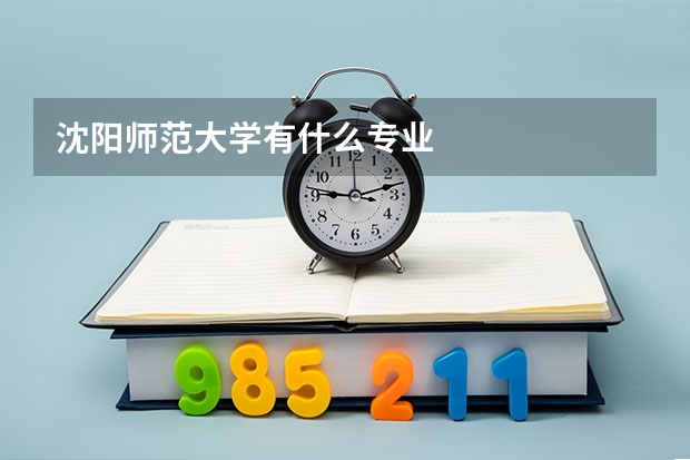 沈阳师范大学有什么专业