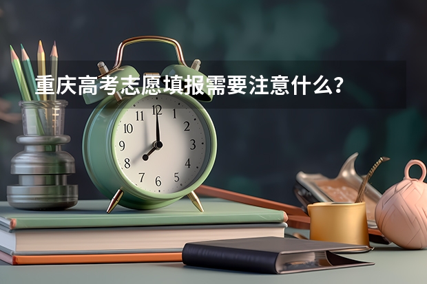 重庆高考志愿填报需要注意什么？