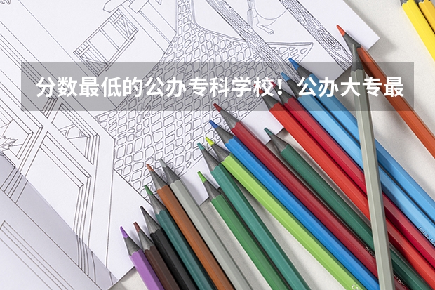 分数最低的公办专科学校！公办大专最低多少分能上（参考）