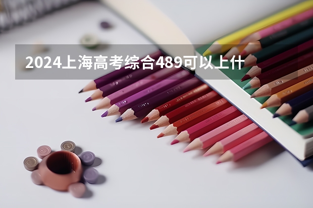 2024上海高考综合489可以上什么大学