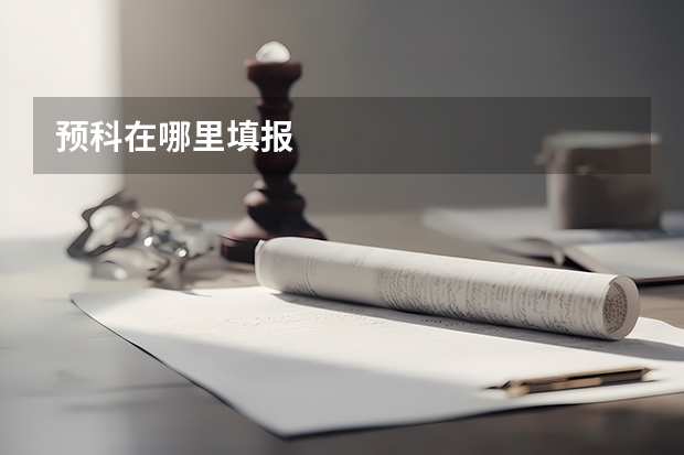预科在哪里填报
