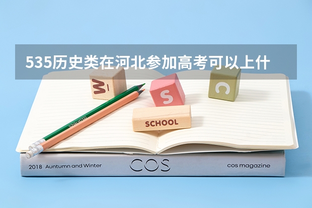 535历史类在河北参加高考可以上什么大学