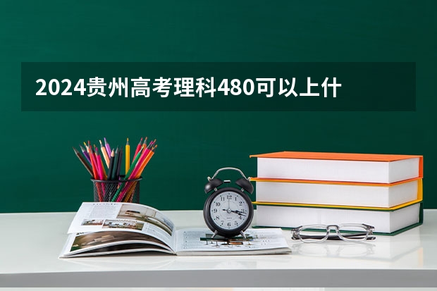 2024贵州高考理科480可以上什么大学
