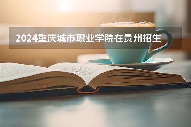 2024重庆城市职业学院在贵州招生计划人数