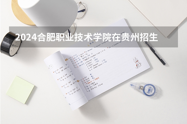 2024合肥职业技术学院在贵州招生计划人数