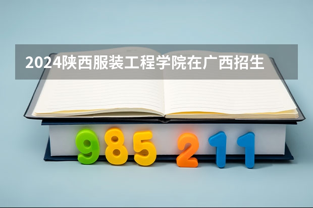 2024陕西服装工程学院在广西招生计划人数