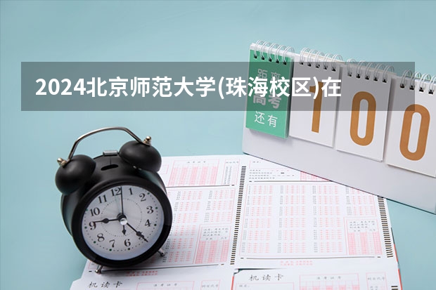 2024北京师范大学(珠海校区)在广东招生计划人数