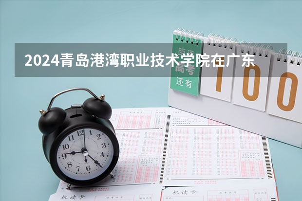 2024青岛港湾职业技术学院在广东招生计划人数