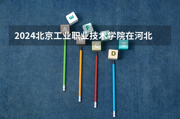 2024北京工业职业技术学院在河北招生计划人数