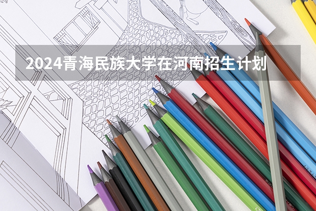 2024青海民族大学在河南招生计划人数