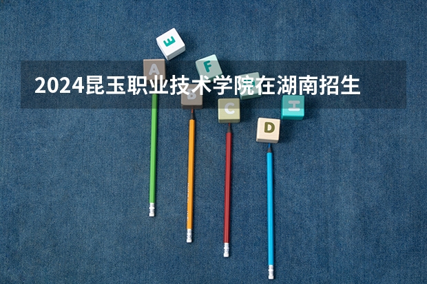 2024昆玉职业技术学院在湖南招生计划人数
