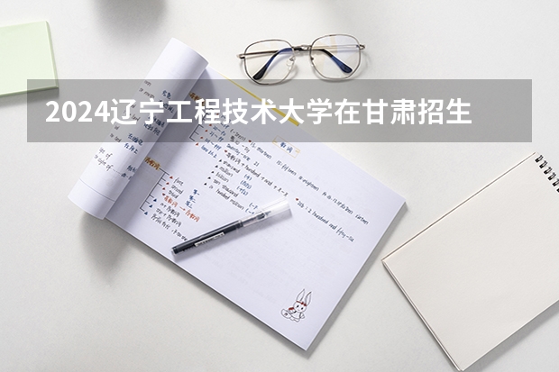 2024辽宁工程技术大学在甘肃招生计划人数