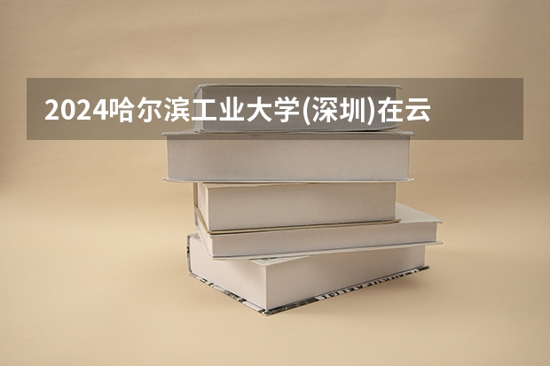 2024哈尔滨工业大学(深圳)在云南招生计划人数