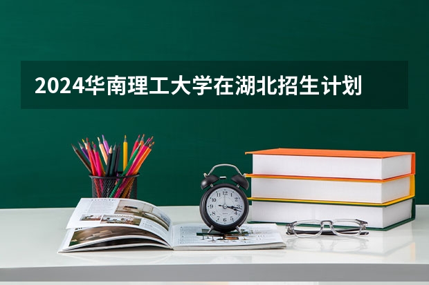 2024华南理工大学在湖北招生计划人数