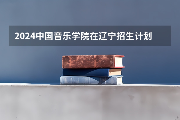 2024中国音乐学院在辽宁招生计划人数