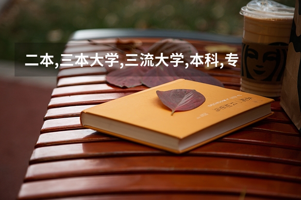 二本,三本大学,三流大学,本科,专科是怎么回事？