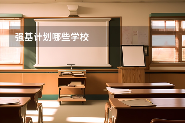 强基计划哪些学校