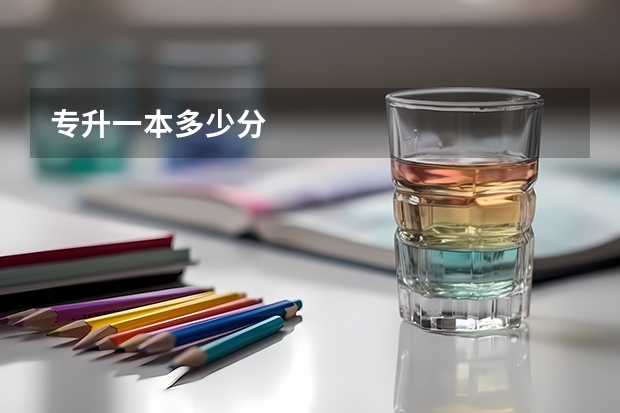 专升一本多少分
