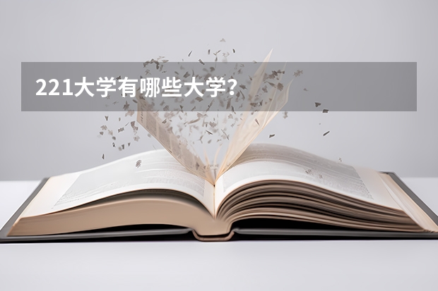 221大学有哪些大学？