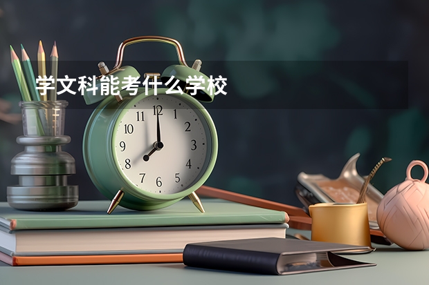 学文科能考什么学校