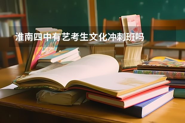 淮南四中有艺考生文化冲刺班吗