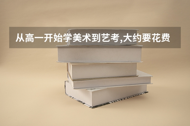 从高一开始学美术到艺考,大约要花费多少钱啊？