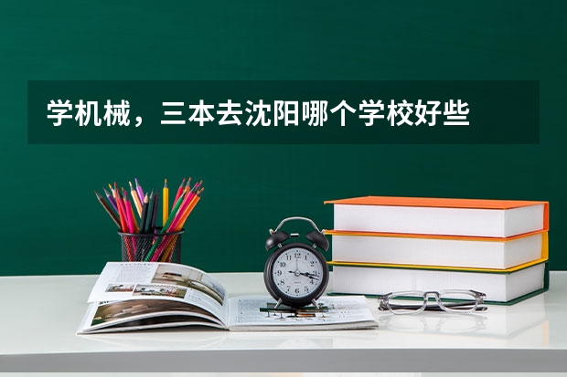 学机械，三本去沈阳哪个学校好些