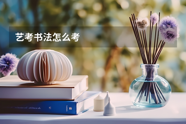 艺考书法怎么考