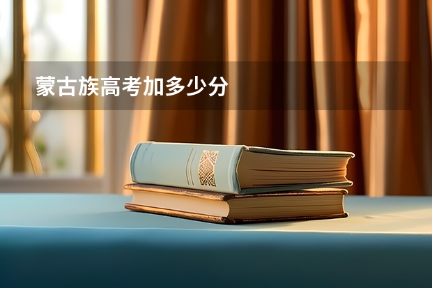 蒙古族高考加多少分
