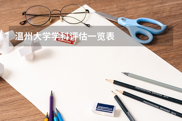温州大学学科评估一览表