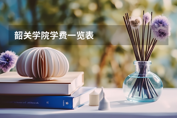 韶关学院学费一览表