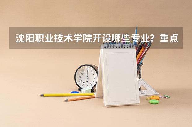 沈阳职业技术学院开设哪些专业？重点专业汇总