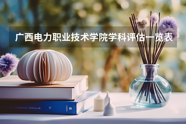 广西电力职业技术学院学科评估一览表
