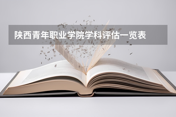 陕西青年职业学院学科评估一览表
