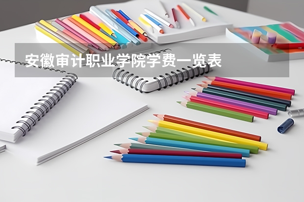 安徽审计职业学院学费一览表
