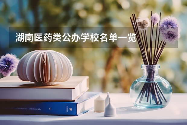 湖南医药类公办学校名单一览