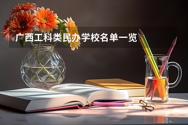 广西工科类民办学校名单一览