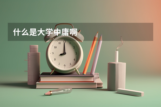 什么是大学中庸啊