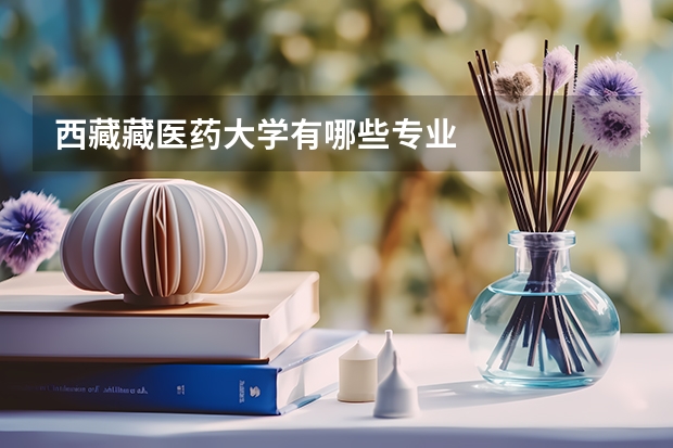 西藏藏医药大学有哪些专业