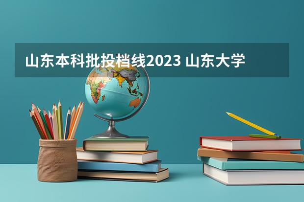 山东本科批投档线2023 山东大学最低投档线2023