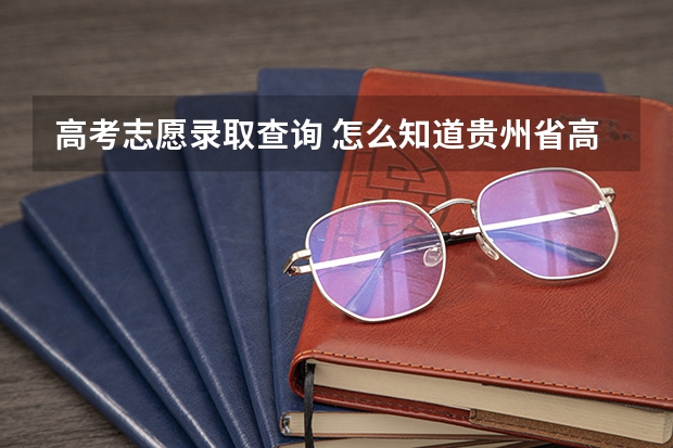 高考志愿录取查询 怎么知道贵州省高考志愿是否被录取呢？