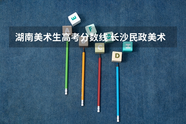 湖南美术生高考分数线 长沙民政美术生分数线